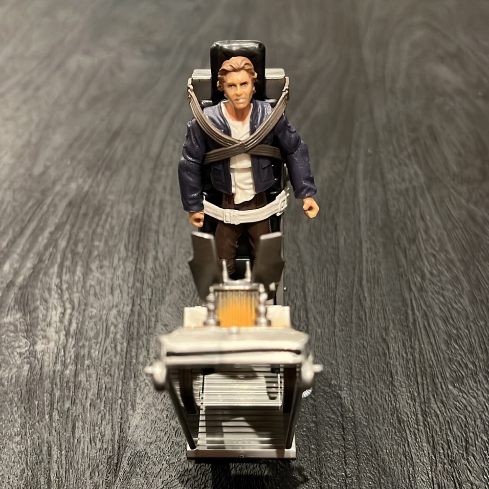 Star Wars Hasbro Loose Action Figure of Han Solo w/Torture Rack - Picture 3 of 11